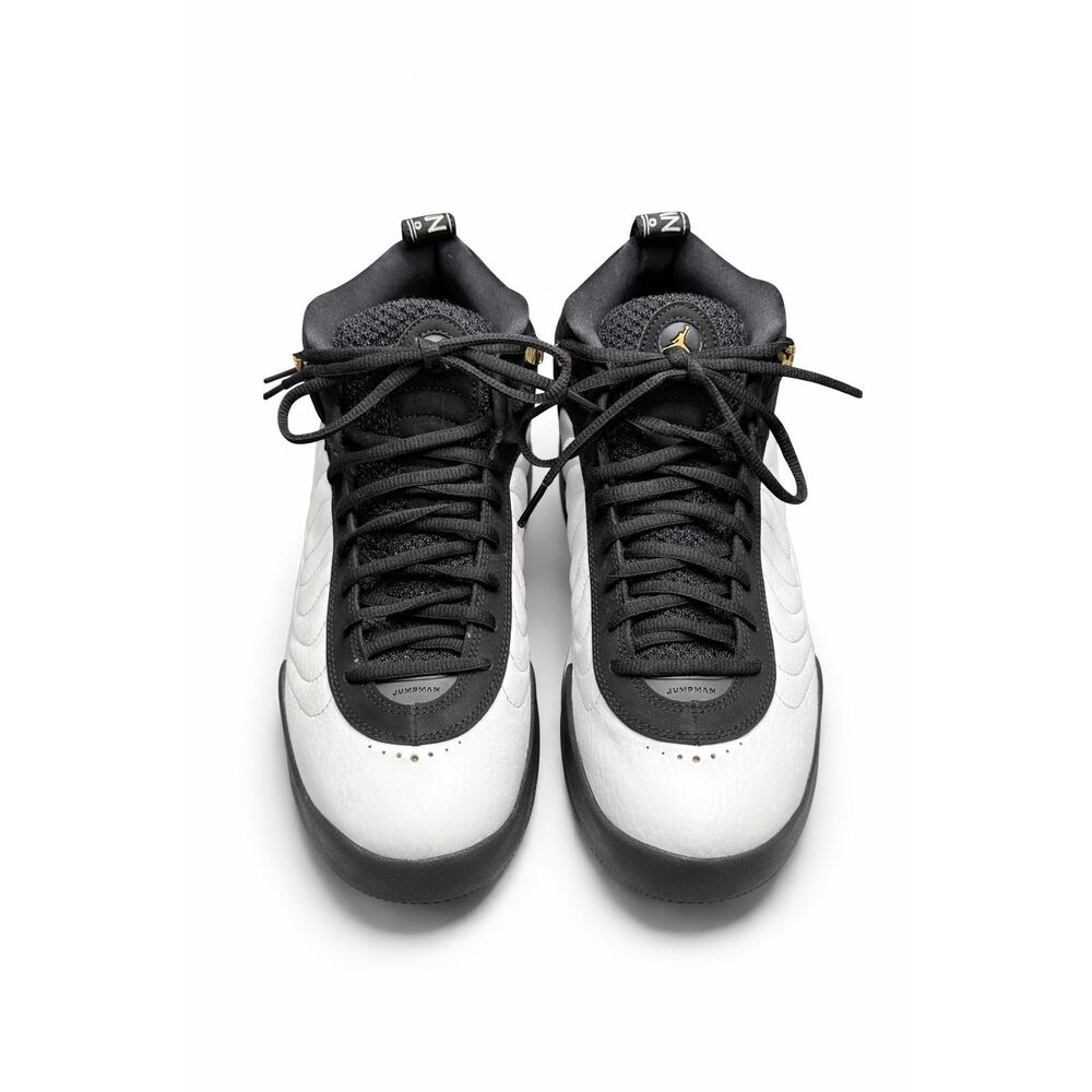 Nike Air Jordan Jumpman Team II Black White Gold Men’s Size 10.5 Basketball Snea